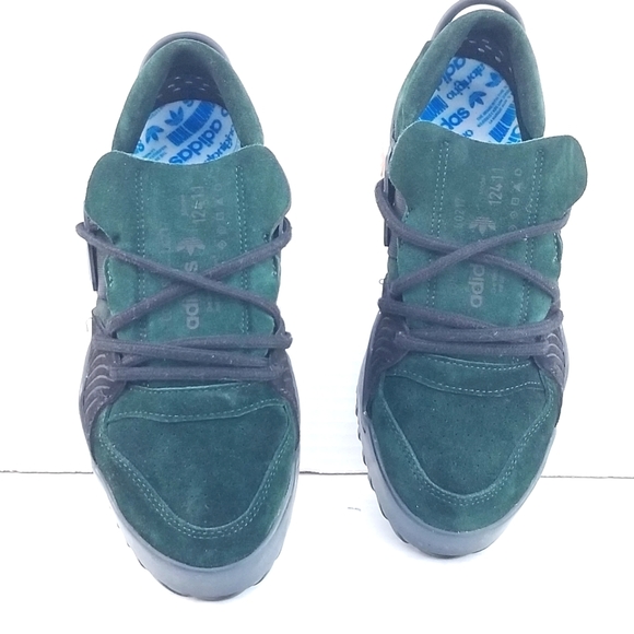 ADIDAS x ALEXANER WANG AW Bball GREEN NIGHT  Lo Sneakers 2017 - Picture 11 of 16